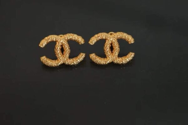 Gold-plated copper earrings